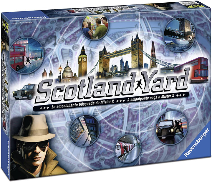 Ravensburger 26673 Scotland Yard, Board Game, 3 - 6 Players, Recommended Age 8+