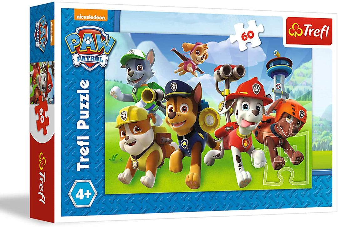 Trefl 916 17321 60pcs Paw Patrol Puzzle, Multi-Colored