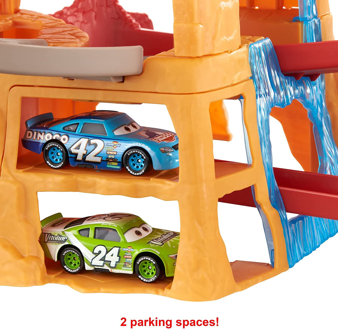 Disney and Pixar's Cars Radiator Springs Mountain Race Playset, Complete Racing Play with Two Vehicles, Gift for Cars Fans Ages 4 Years and Older