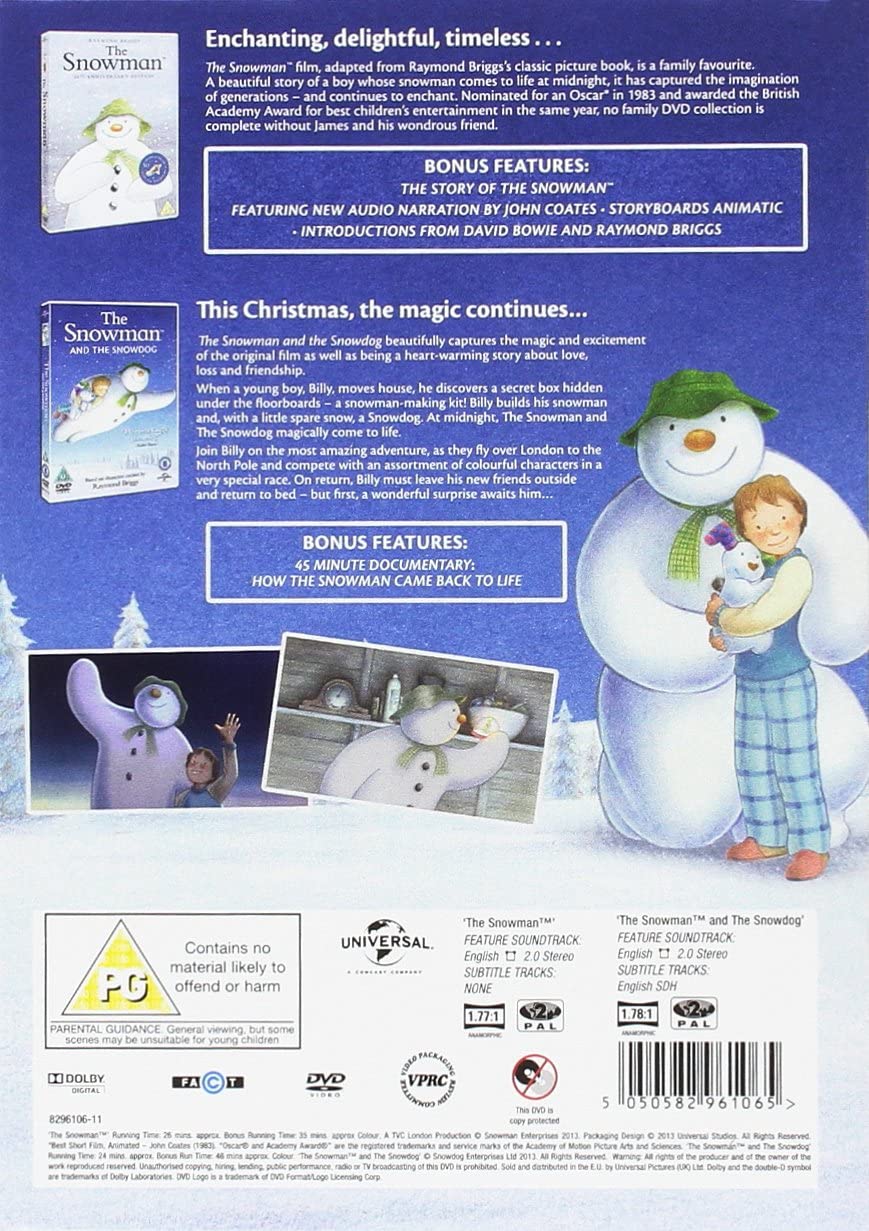 The Snowman / The Snowman and the Snowdog [1982] - [DVD]