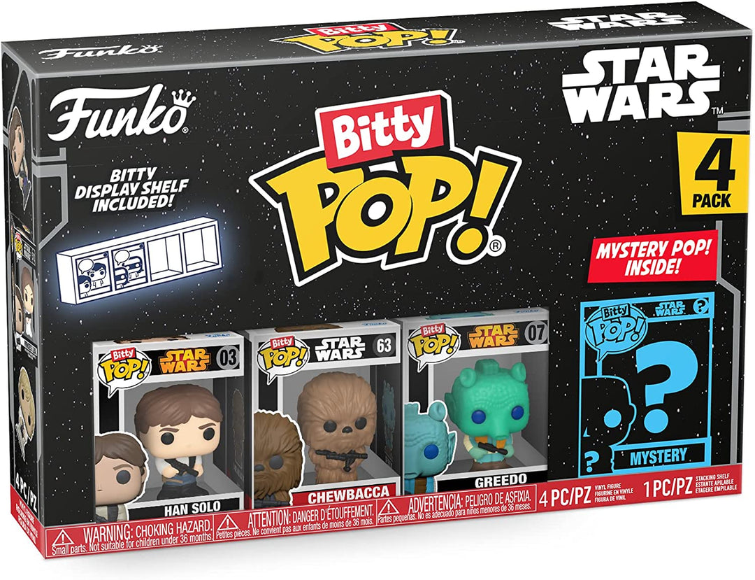 Funko 71513 Star Wars – 4er-Pack Serie 3 Bitty Pop!