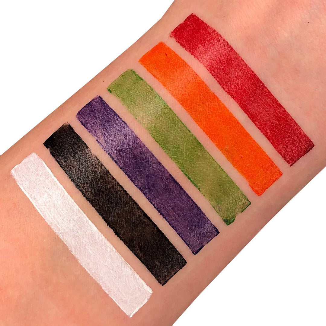 Moon Terror - Halloween Lipstick makeup - 5g - Easily create spooky designs like a pro! Perfect for vampire, ghost, skeleton, witch, pumpkin, monster etc - Zombie Green