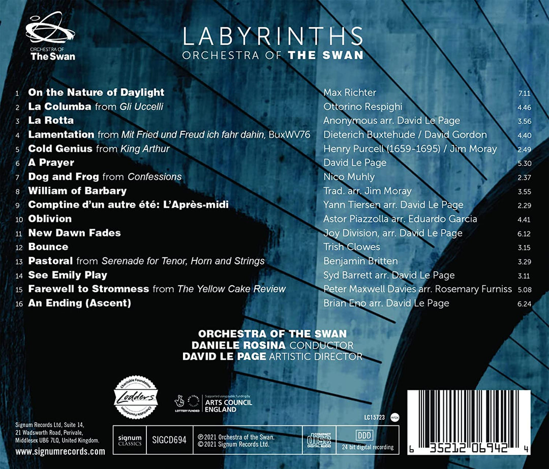 Orchestra Of The Swan: Labyrinths [Audio CD]