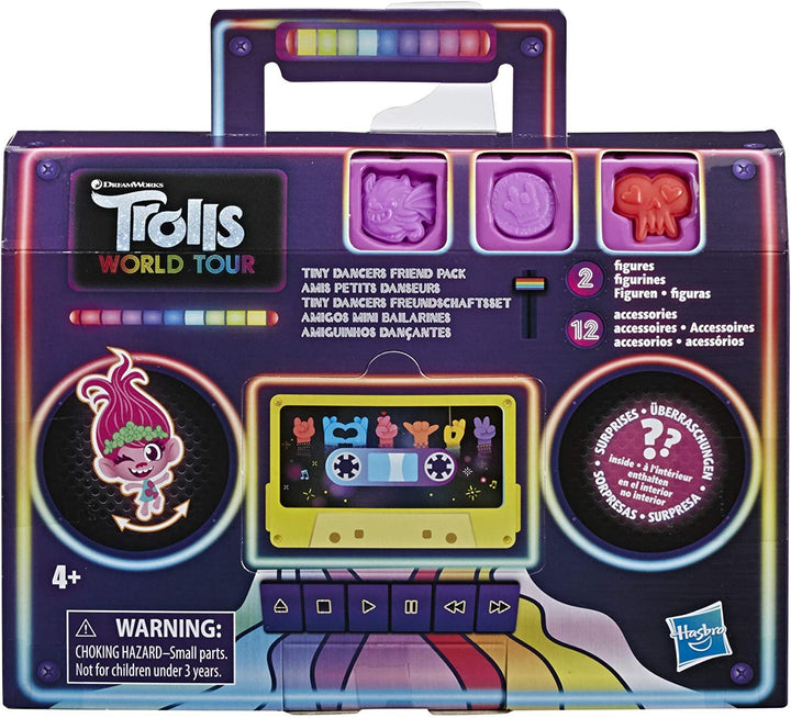 DreamWorks Trolls Tiny Dancers Friend Pack with 2 Tiny Dancers Figures - Yachew