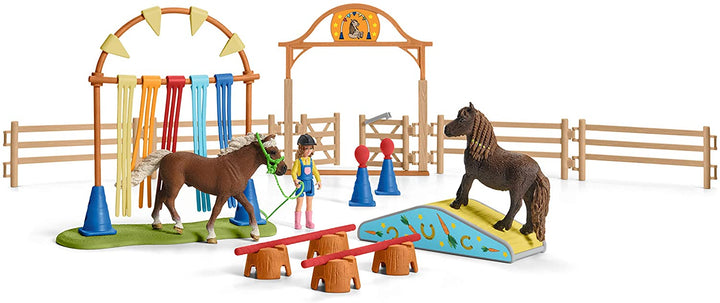 Schleich 42481 Farm World Pony Behendigheidstraining