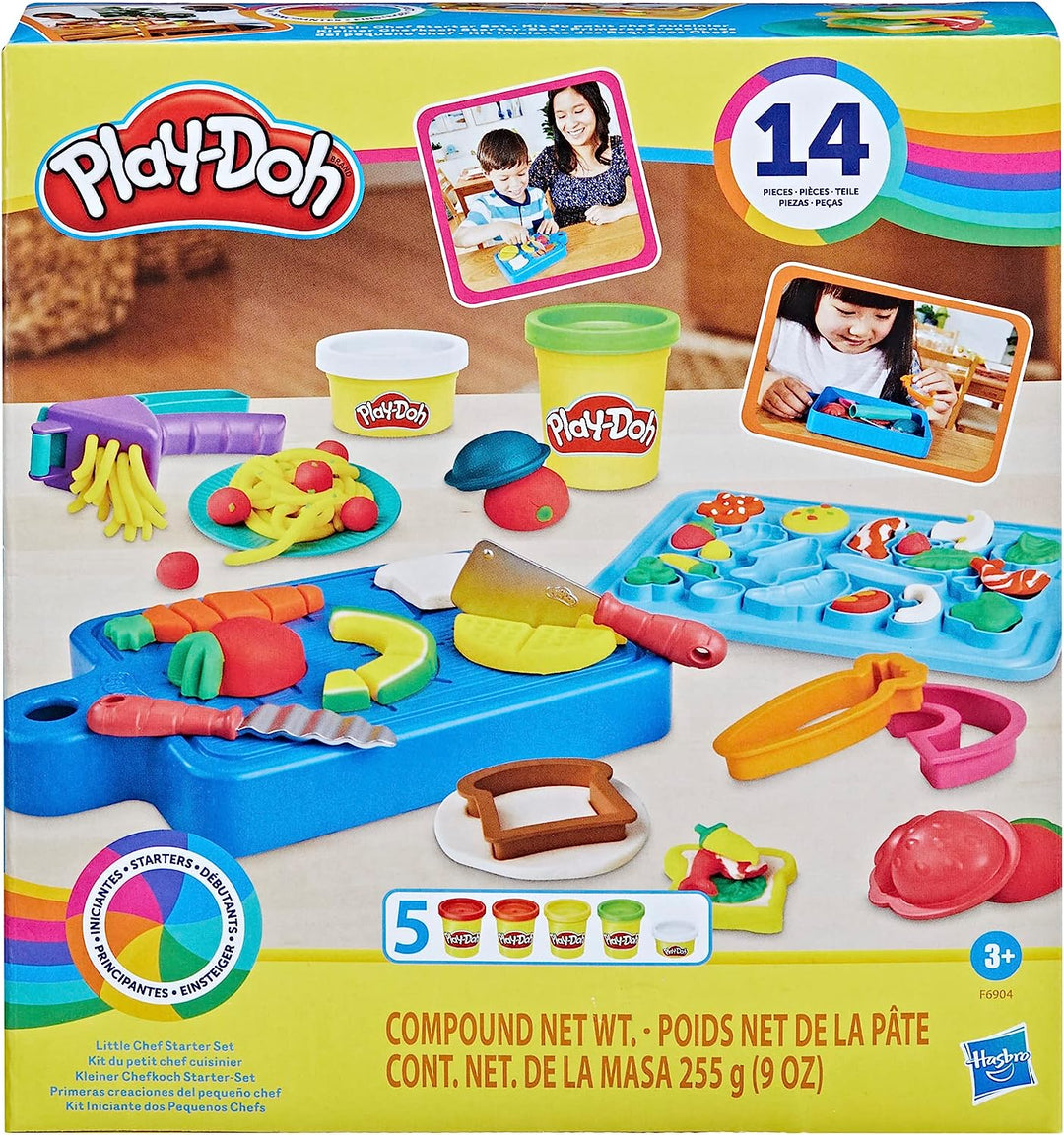 Play-Doh Little Chef Starter Set with 14 Play Kitchen Accessories, Preschool Toys