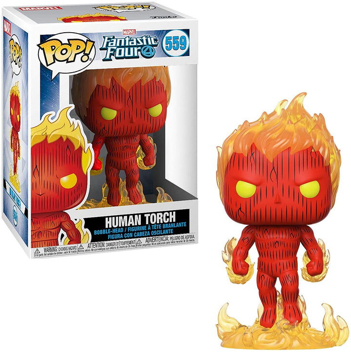 Marvel Fantastic Four Human Torch Funko 44987 Pop! Vinyl #559