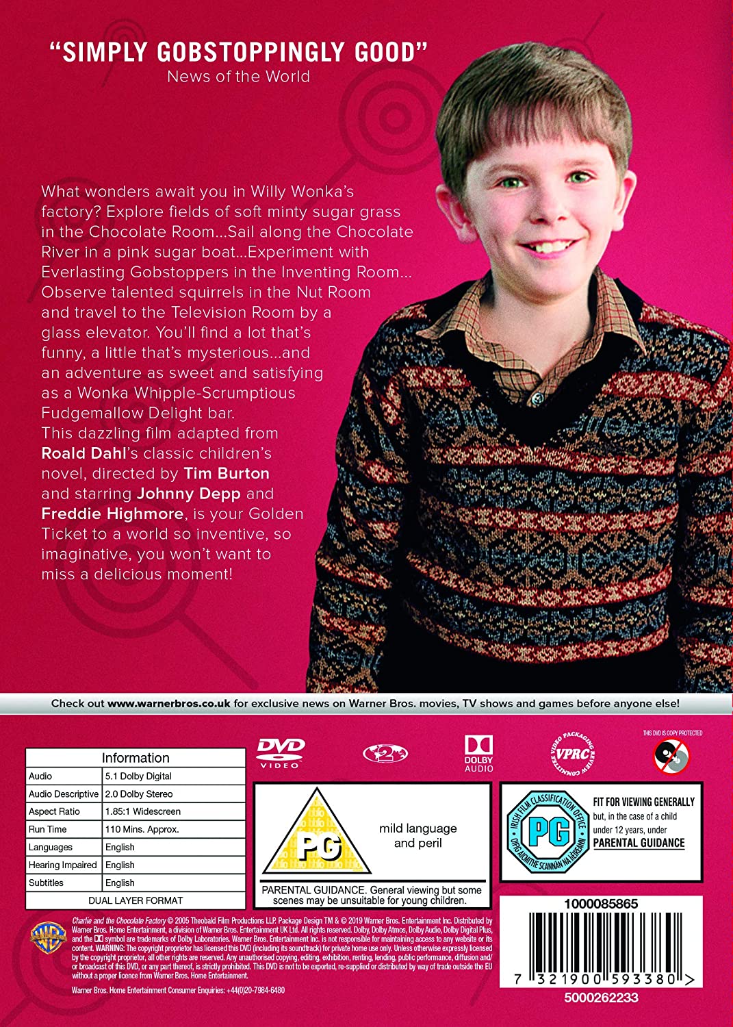 Charlie and the Chocolate Factory [DVD] [2005]
