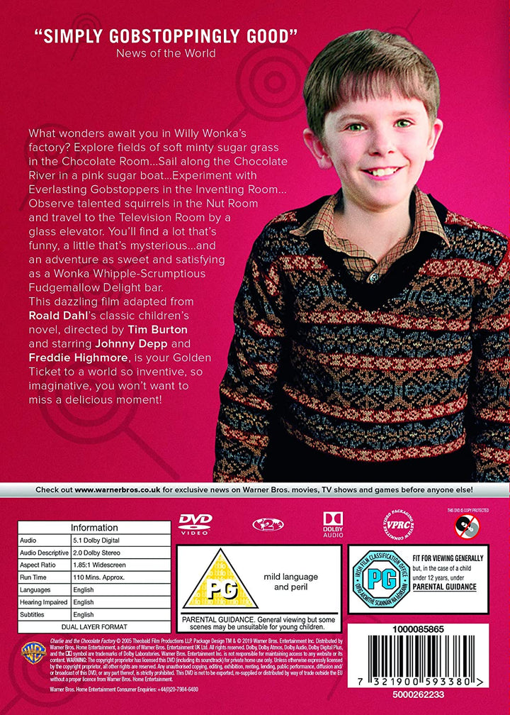 Charlie and the Chocolate Factory [DVD] [2005]