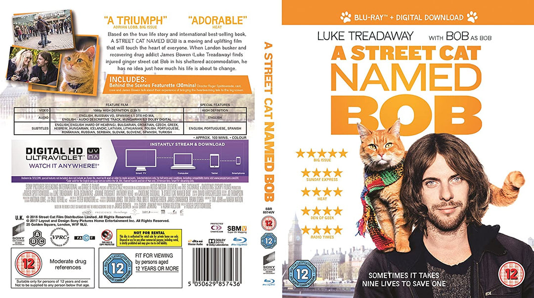 A Street Cat Named Bob [2016] [Region Free]