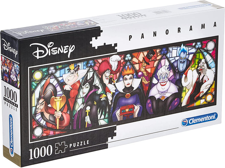 Clementoni Disney Panorama Collection - Villains Jigsaw Puzzle (39516)