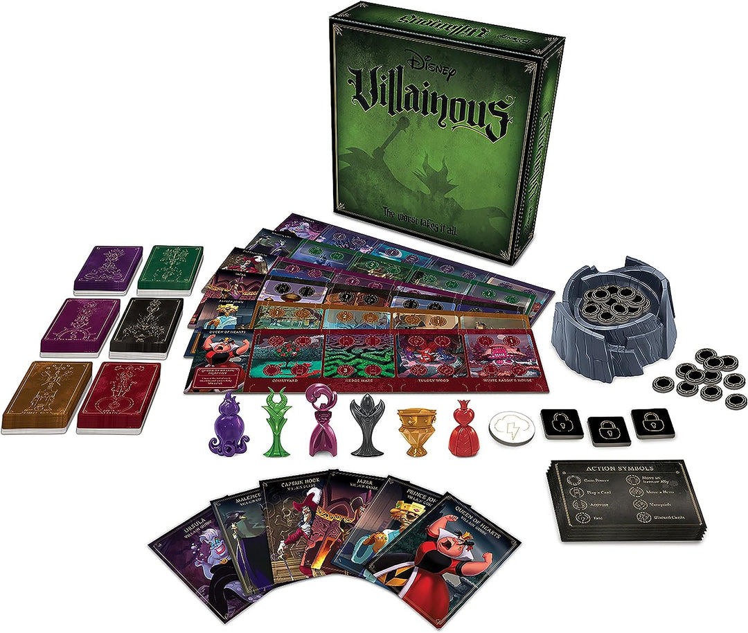 Ravensburger Disney Villainous Worst Takes It All - Expandable Strategy Family Board Games for Adults & Kids Age 10 Years Up - Playable as Stand-alone or Expansion