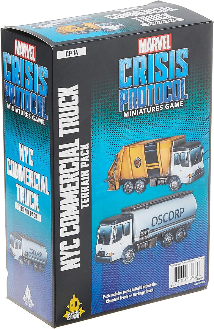 Atomic Mass Games | Marvel Crisis Protocol: NYC Commercial Truck Terrain Pack | Miniatures Game