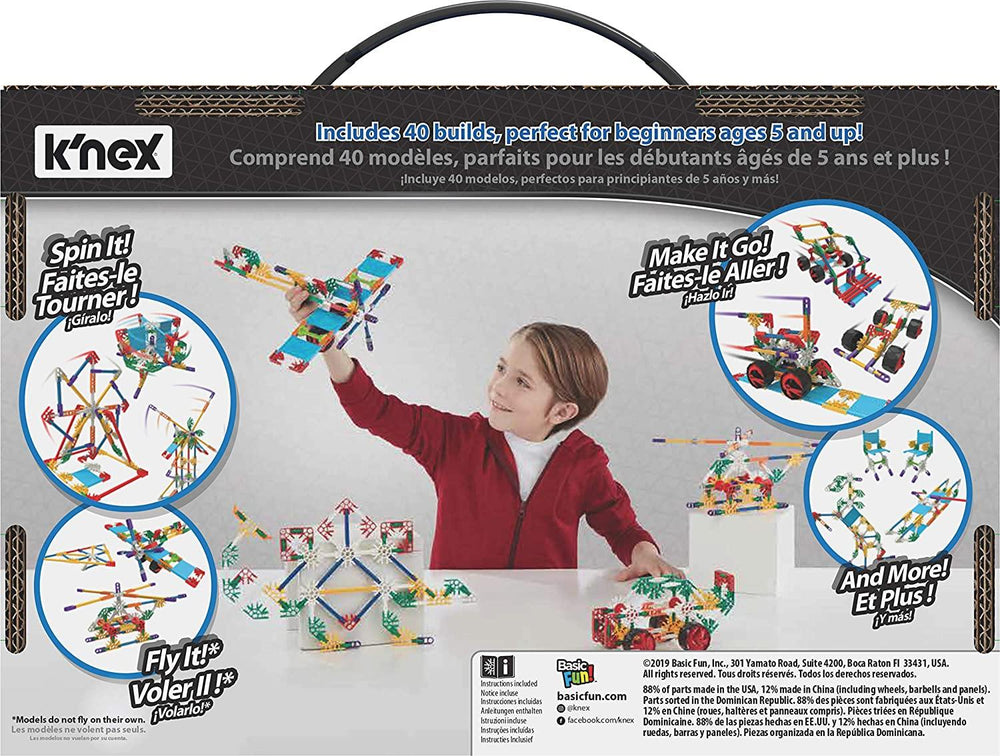 K'NEX 15210 Beginner 40 Model Building Set - Yachew