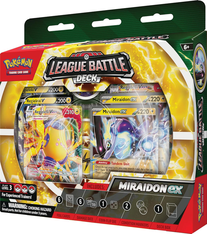 POKEMON TCG: Miraidon ex League Battle Deck (60-Card Ready-to-Play Deck Includin