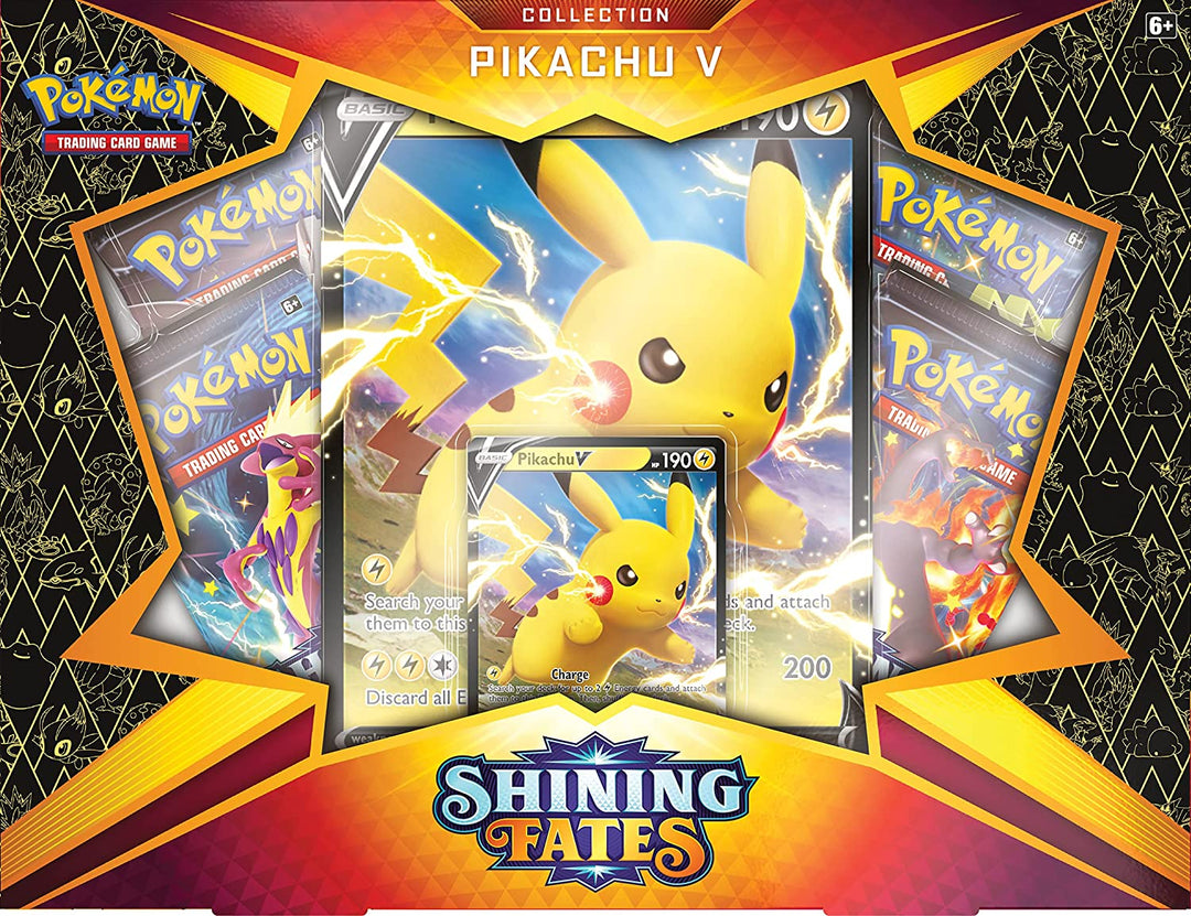 Pokémon-Sammelkartenspiel Shining Fates Pikachu V Box