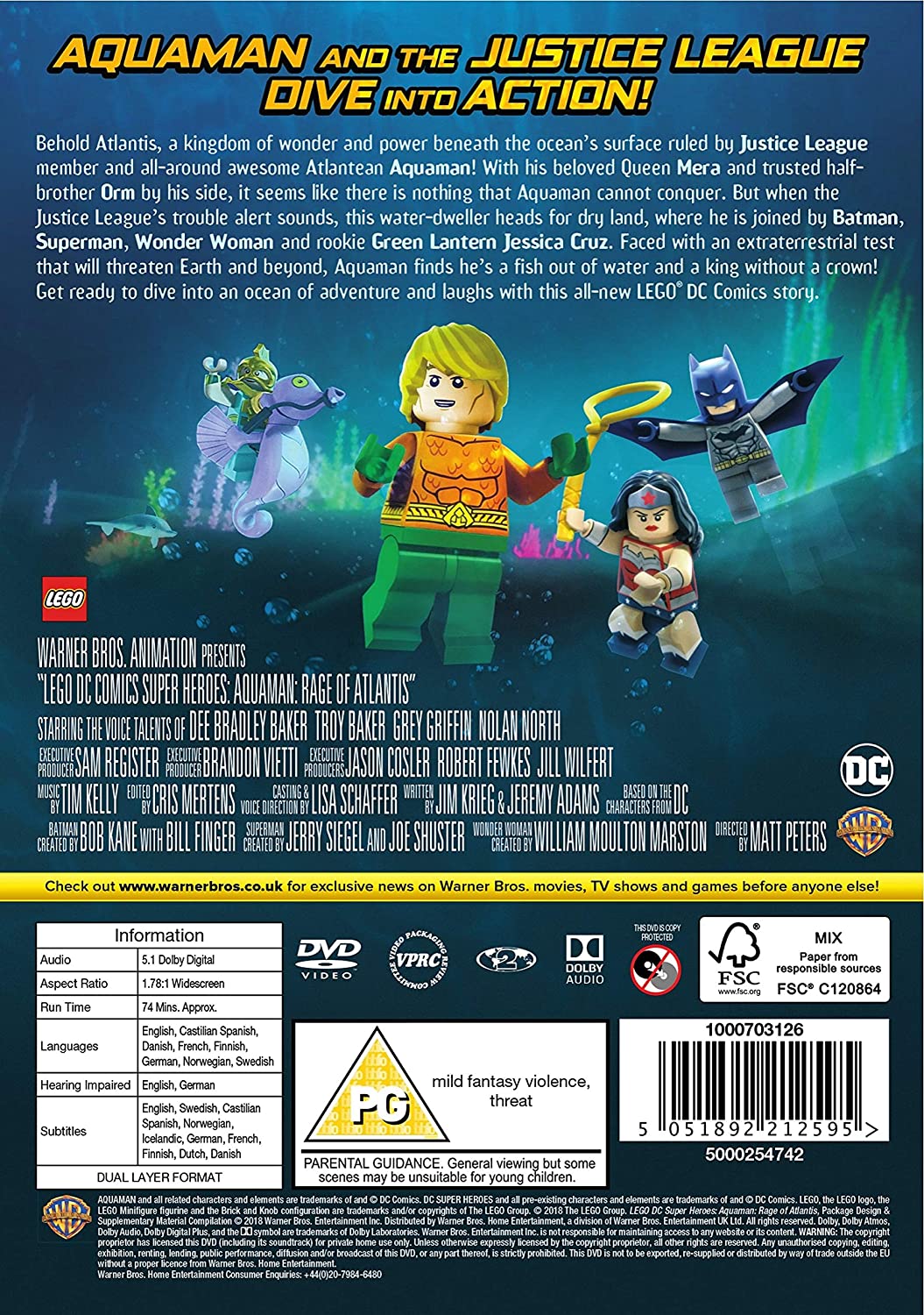 LEGO: Aquaman: Rage of Atlantis [2018]