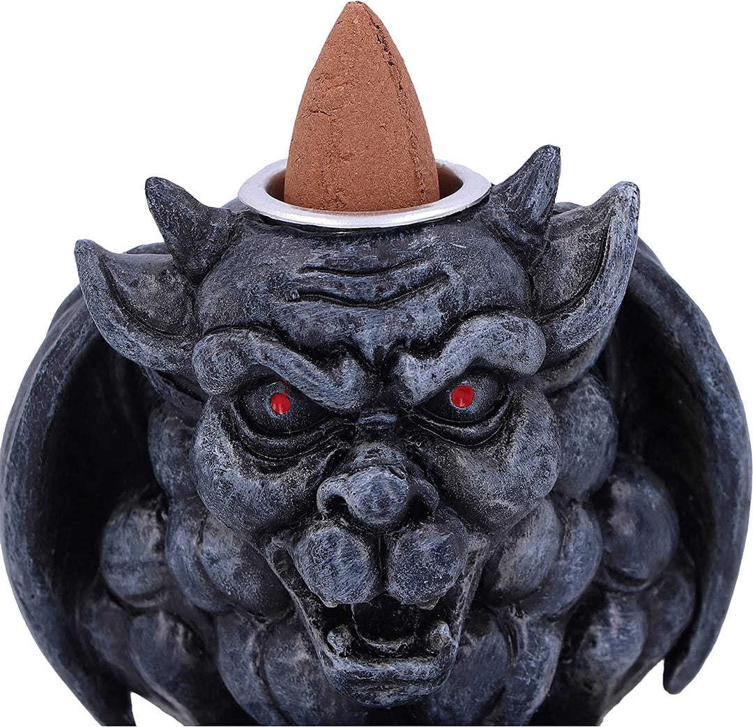 Nemesis Now Scent Guardian Backflow Incense Burner 7.4cm, Grey