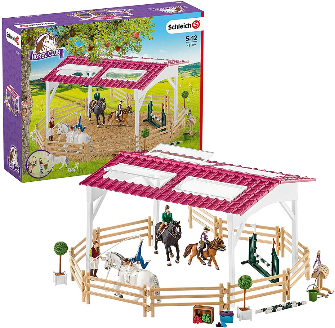 Schleich 42389 Manege met ruiters en paarden