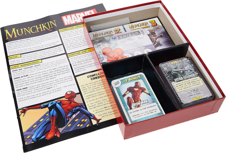 Steve Jackson Games - Munchkin: Marvel - Board Game