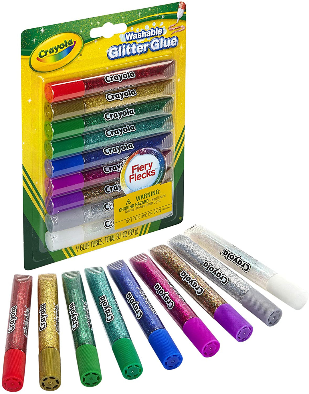 Crayola 9 Washable Glitter Glue