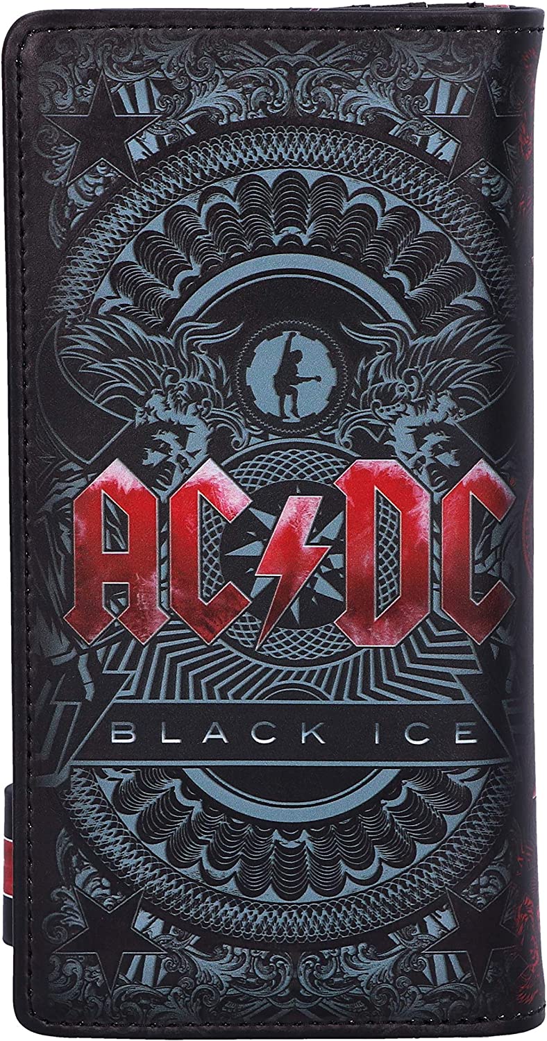 Nemesis Now Officially Licensed AC/DC Black Ice Album Embossed Purse Wallet, Pol