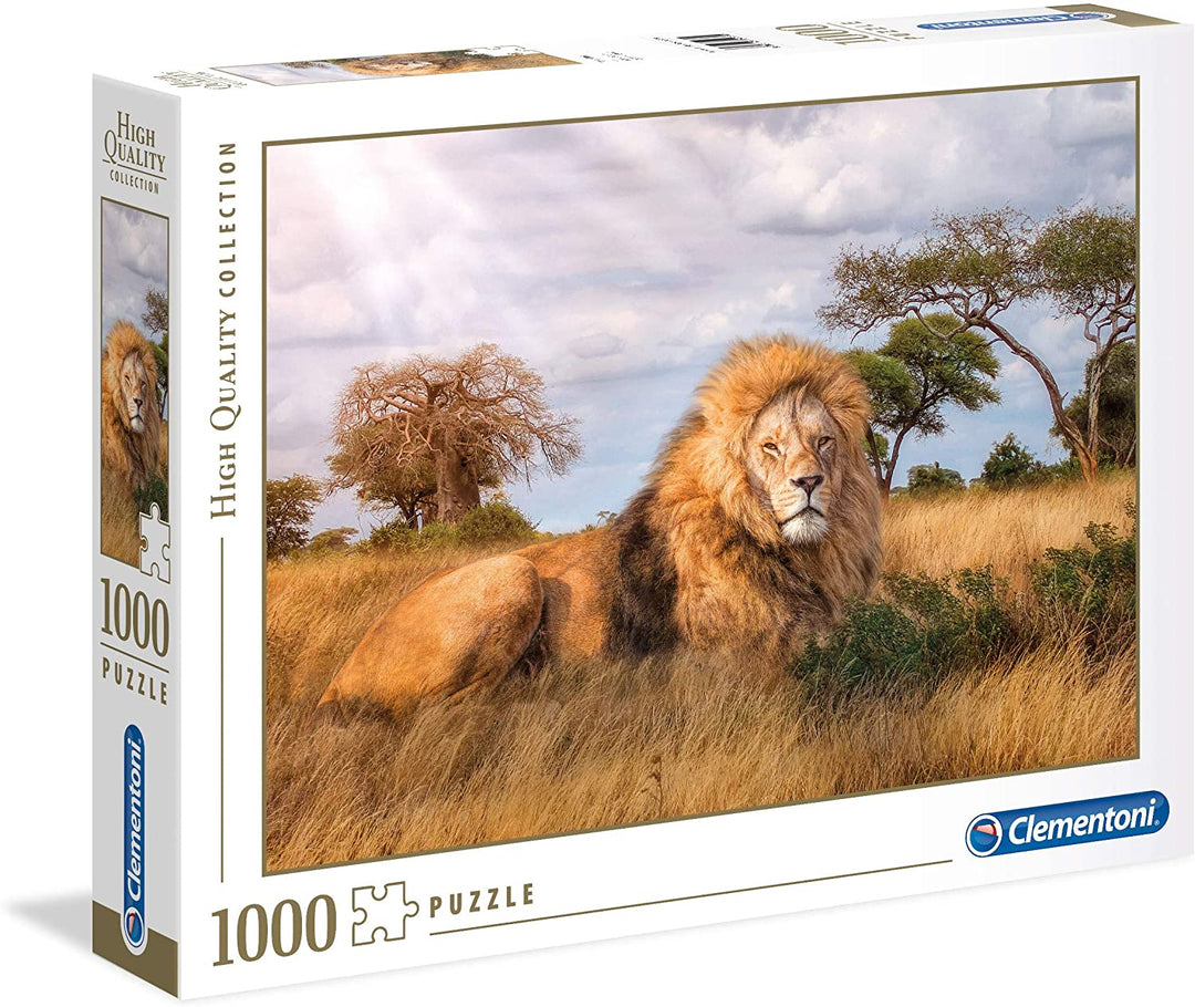 Clementoni 39479 39479-Hoge kwaliteit collectie puzzel-The King-1000 stukjes, Multi