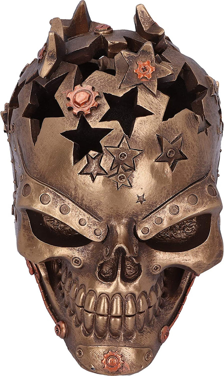 Nemesis Now Orion 13.8cm Bronze Steampunk Star Skull Ornament