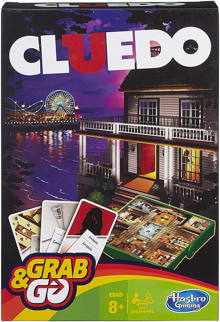 Hasbro Gaming Travel Version of Cluedo multicoloured