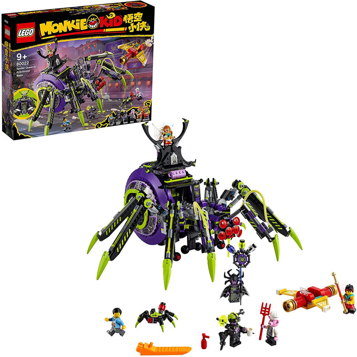 LEGO Monkie Kid 80022, Spider Queen's Arachnoid Base