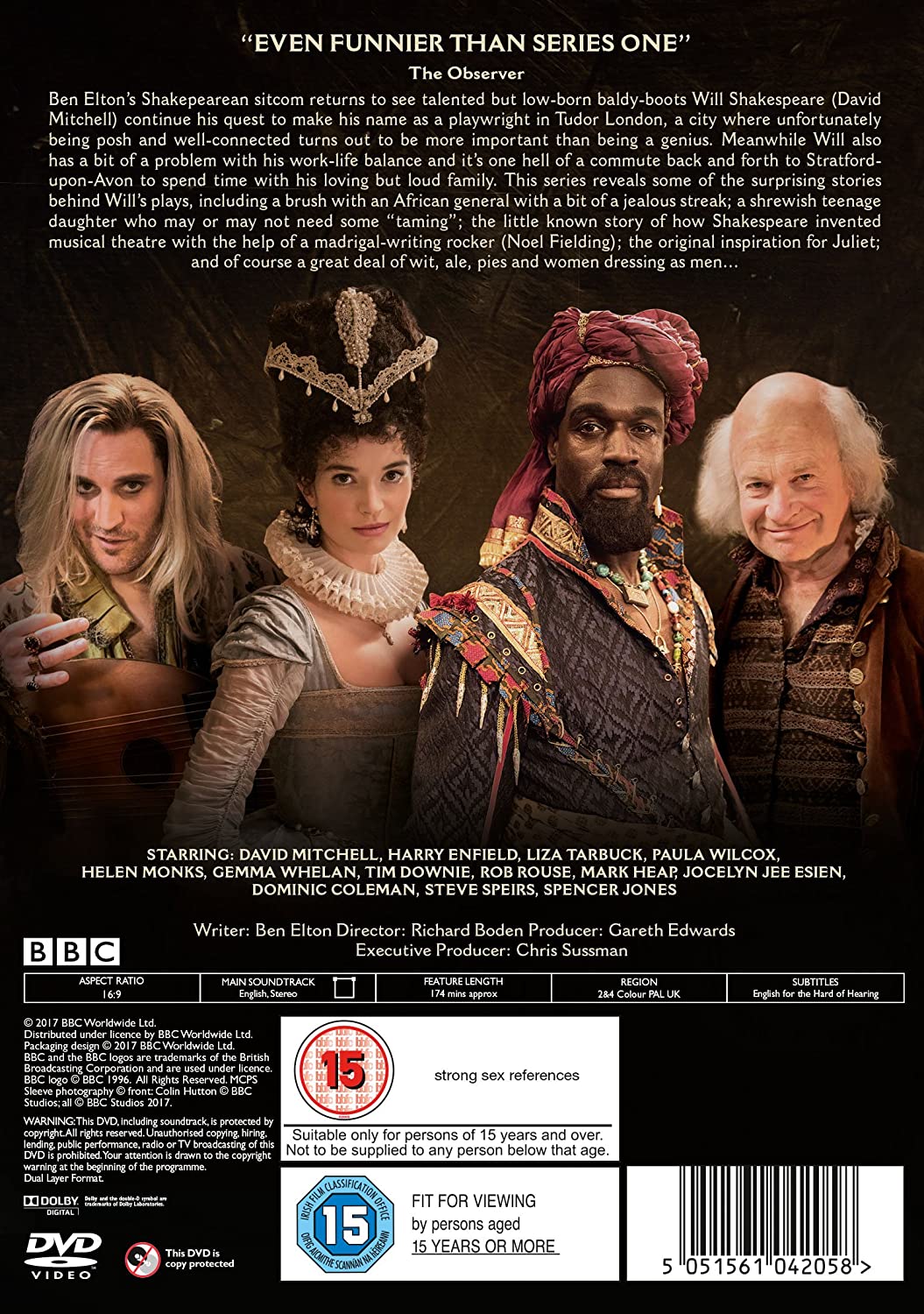 Upstart Crow - Series 2 [DVD]