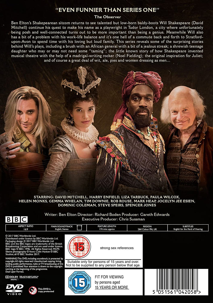 Upstart Crow - Series 2 [DVD]