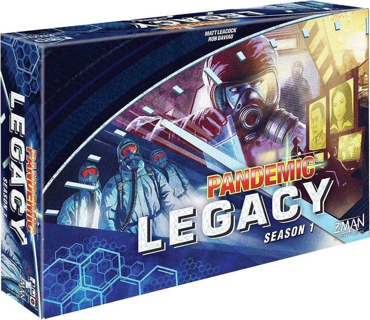 Z-Man-Spiele | Pandemic Legacy Staffel 1 Blue Edition | Brettspiel | Ab 13 Jahren | Fo