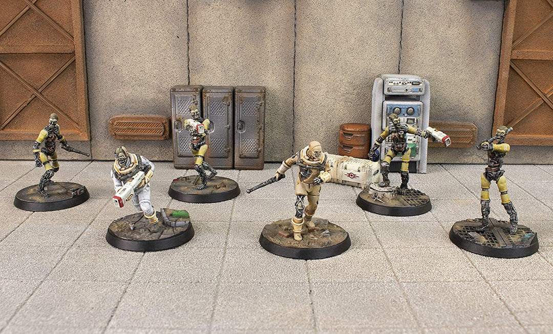 Modiphius Entertainment Fallout Wasteland Warfare Institute Synths Miniatures Se