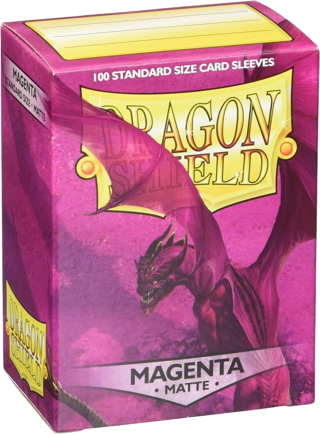 Arcane Tinmen ART11026 Dragon Shield-Matte Standard Size Sleeves 100pk-Magenta, Multicoloured