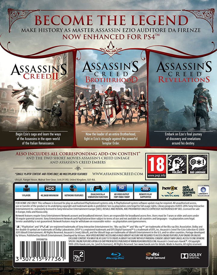 Assassins Creed The Ezio Collection (PS4)