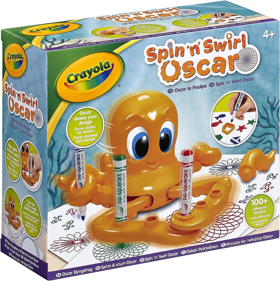 CRAYOLA Spin 'n' Swirl Oscar the Octopus | Place Multiple Pens in Oscars Arms