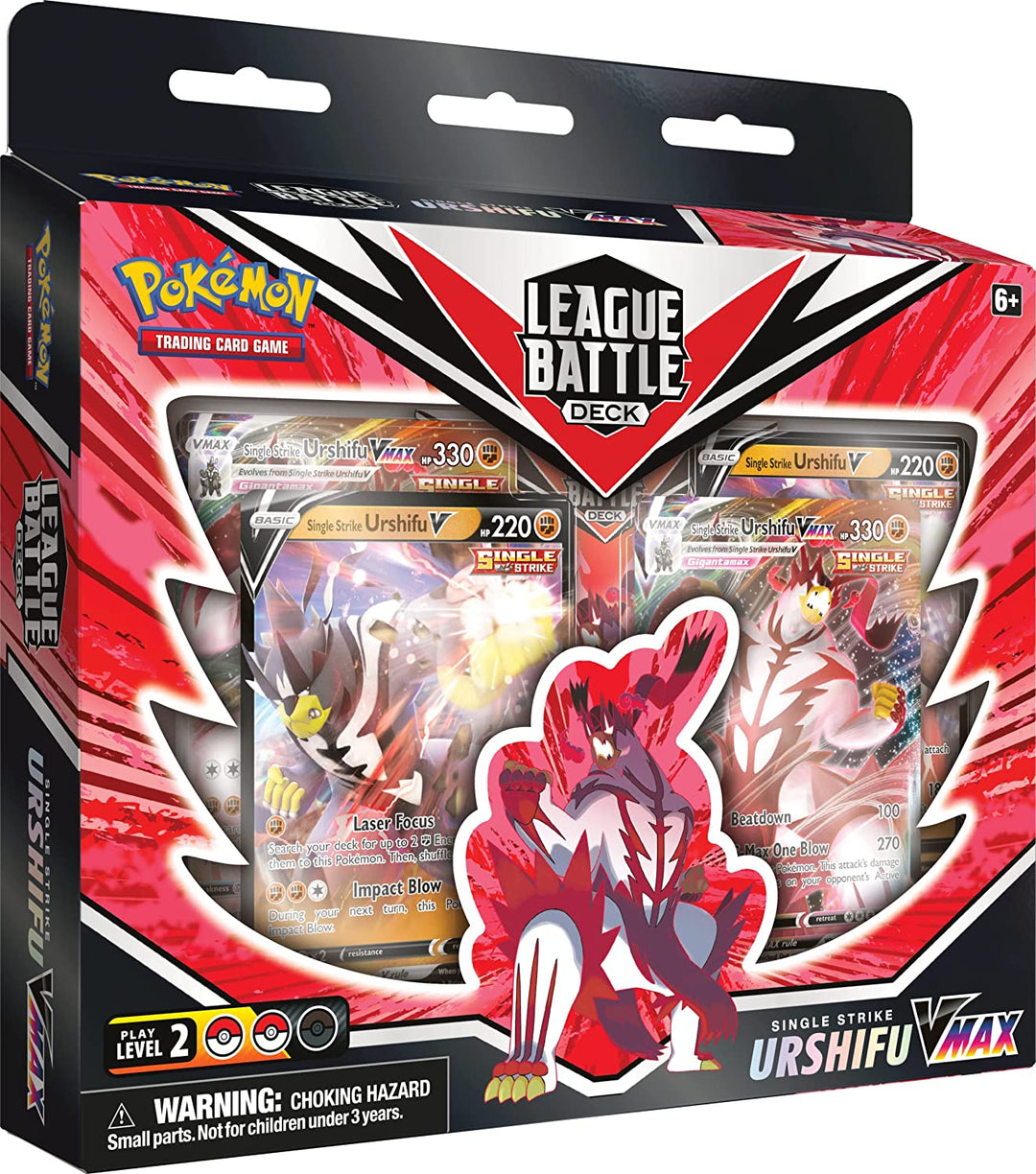 Pokémon | Single Strike Urshifu / Rapid Strike Urshifu Liga-Kampfdeck (eins nach dem Zufallsprinzip)