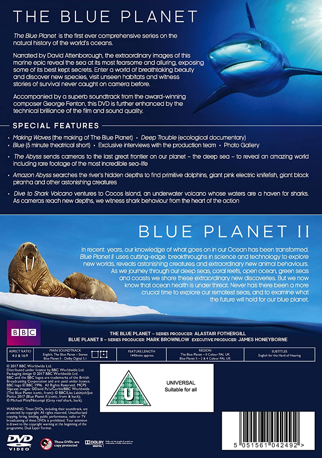 Blue Planet: The Collection [2017] - Documentary [DVD]