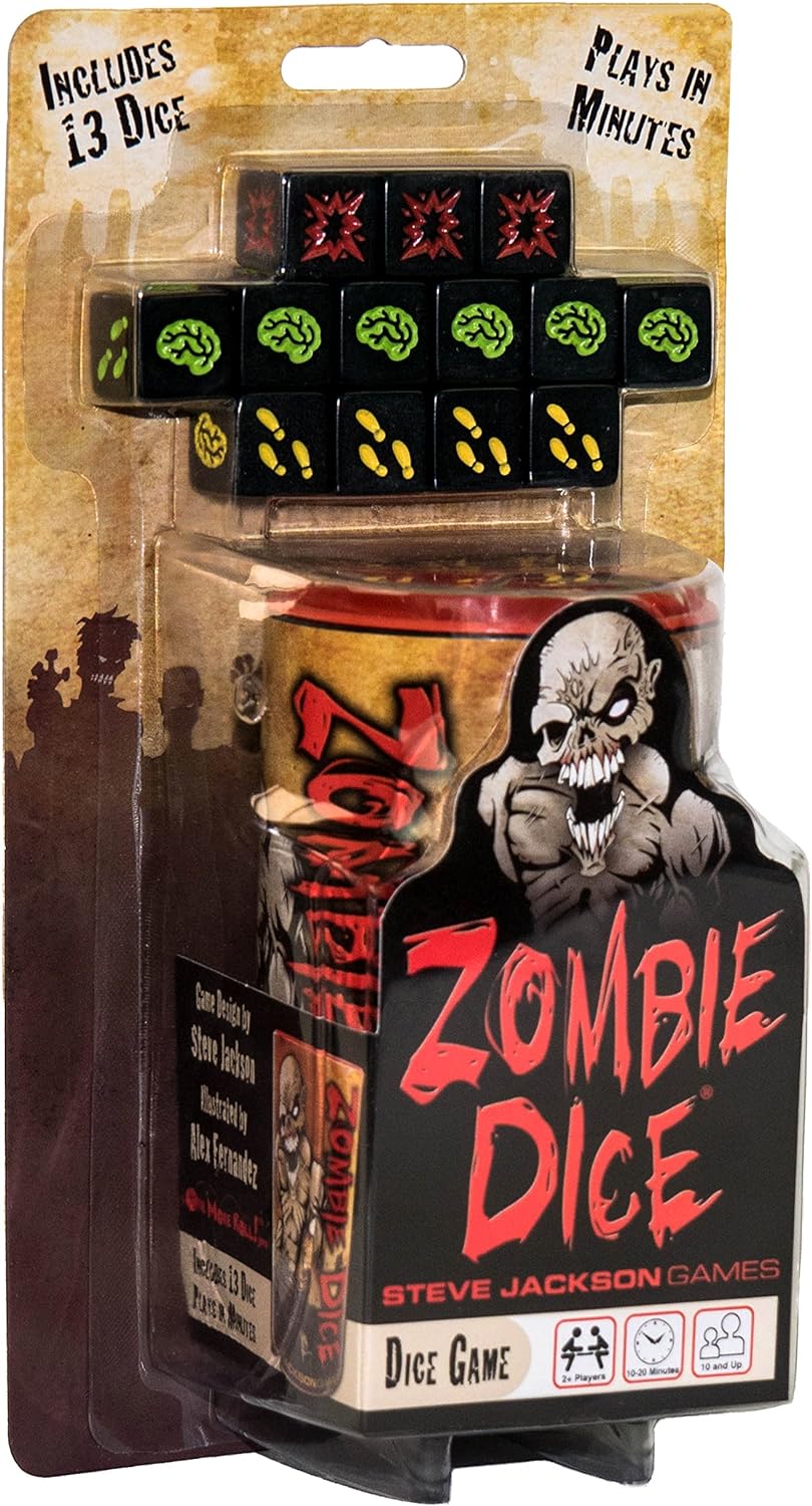 Steve Jackson Games Zombie Dice Push Your Luck Game (SJG31313)