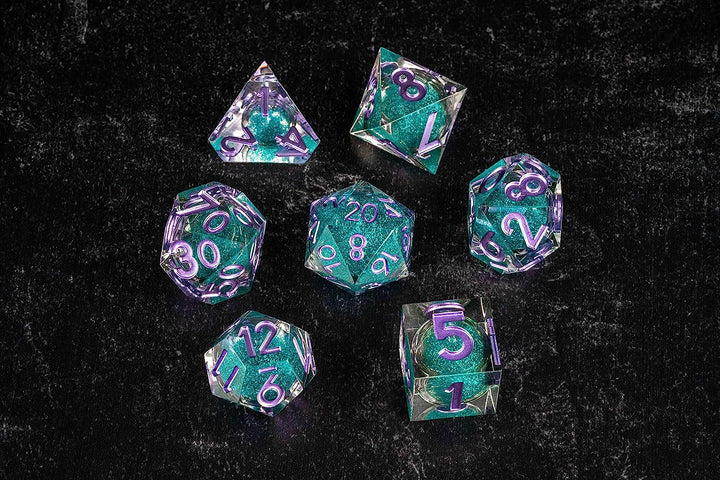 Disco Vibes: Individual d20 Elixir Liquid Core Dice