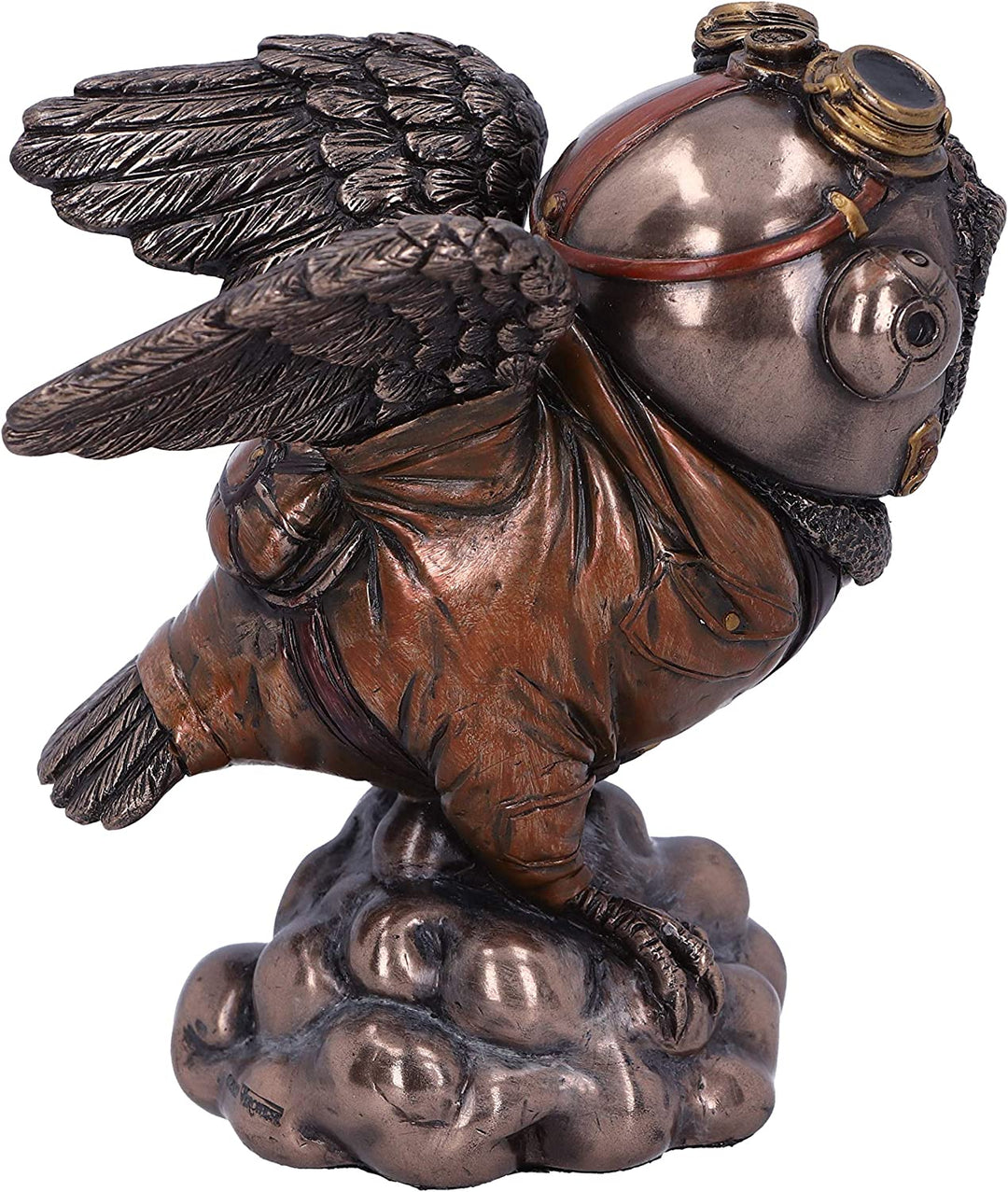 Nemesis Now Learning to Fly Steampunk Owl Figurine, Bronze, 10.5cm