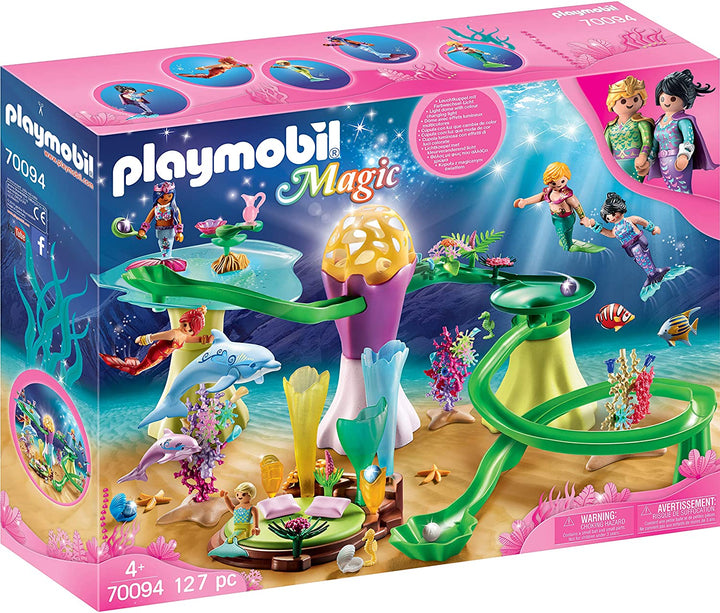 Playmobil 70094 Magic Mermaids Coral Kugelbahn mit beleuchteter Kuppel