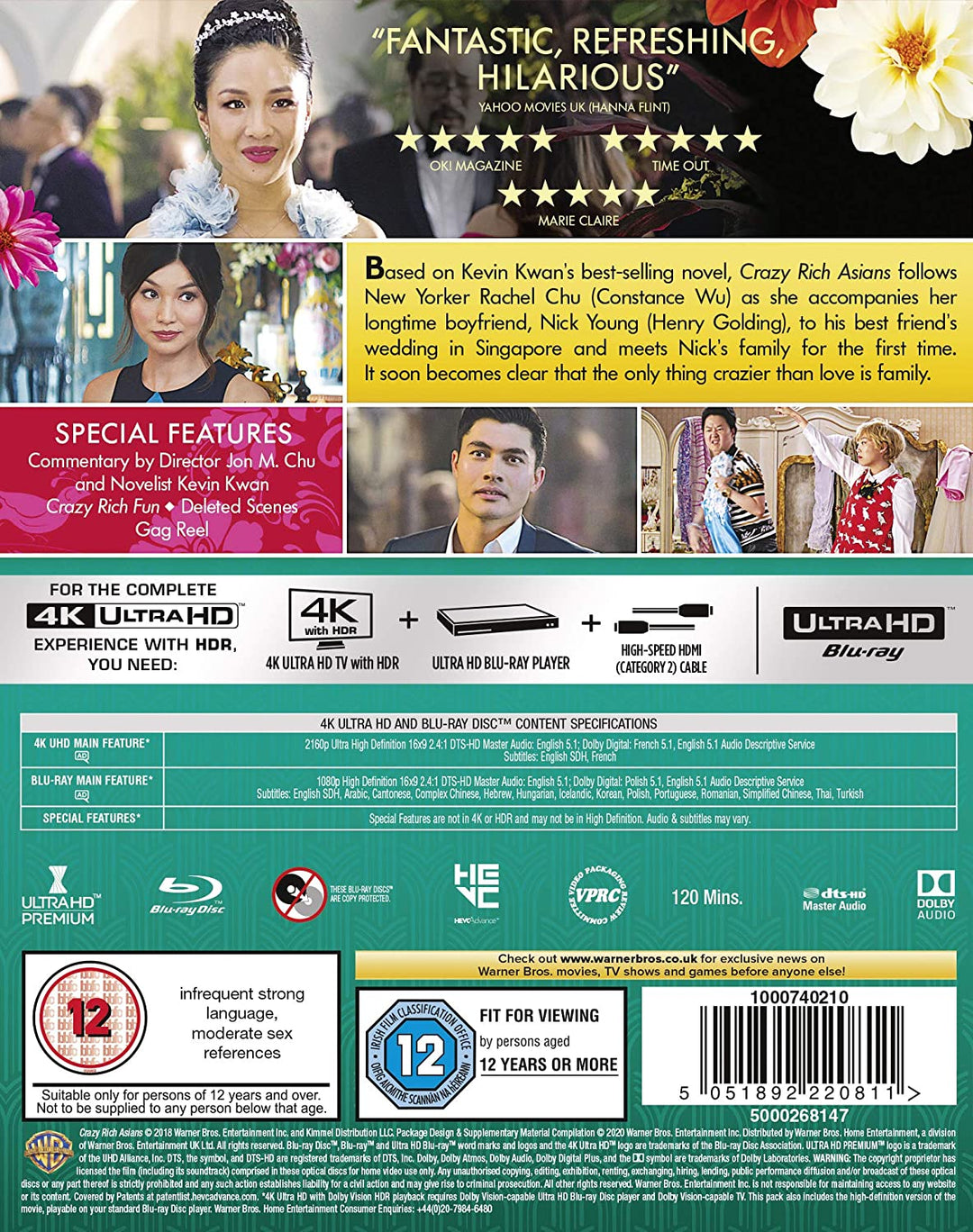 Crazy Rich Asians [Blu-ray]