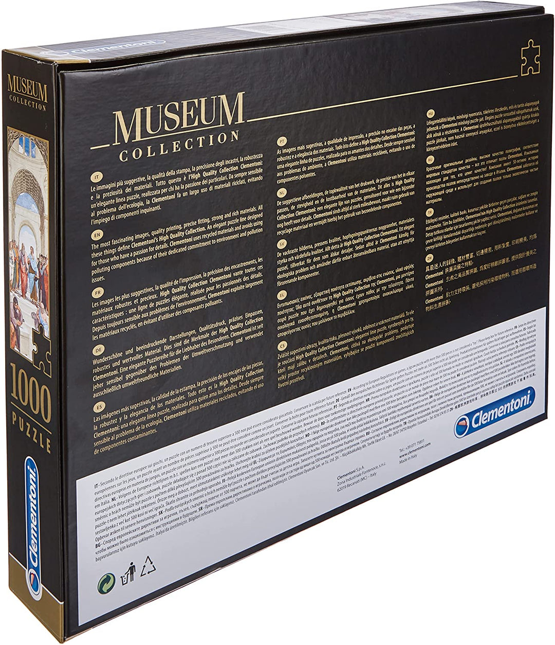 Clementoni 39483 39483-Vatican Jigsaw Puzzle The School of Athens 1000 Pieces, M
