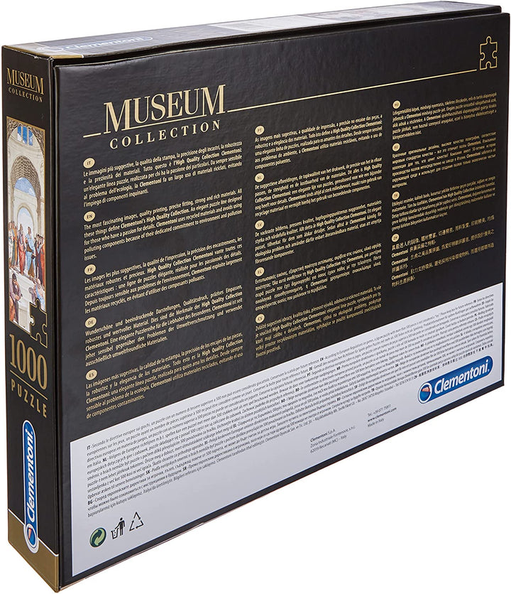 Clementoni 39483 39483-Vatican Jigsaw Puzzle The School of Athens 1000 Pieces, M