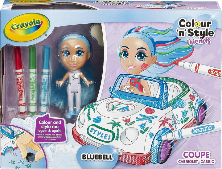 CRAYOLA Colour 'n' Style Friends: Bluebell - Coupe Playset