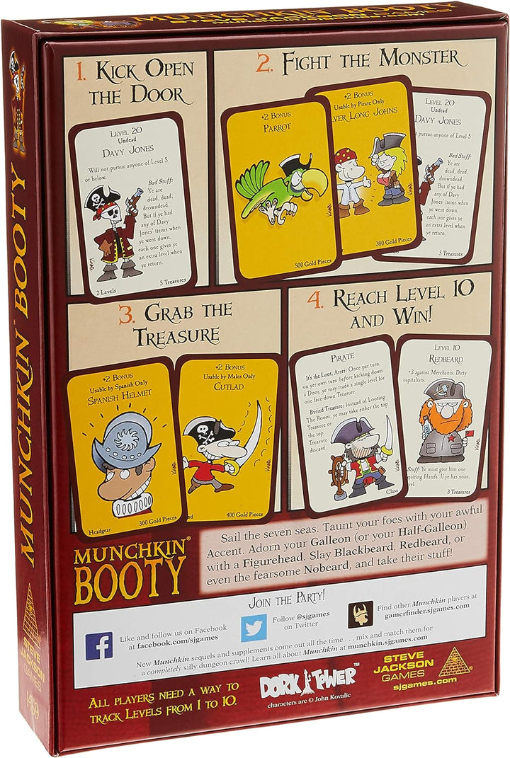 Steve Jackson Games | Munchkin Booty (revised) | Board Game | Ages 10+ |