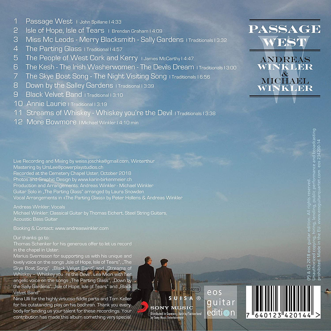 Passage West [Andreas Winkler; Michael Winkler] [Eos Guitar Edition: EOS234200-14] [Audio CD]