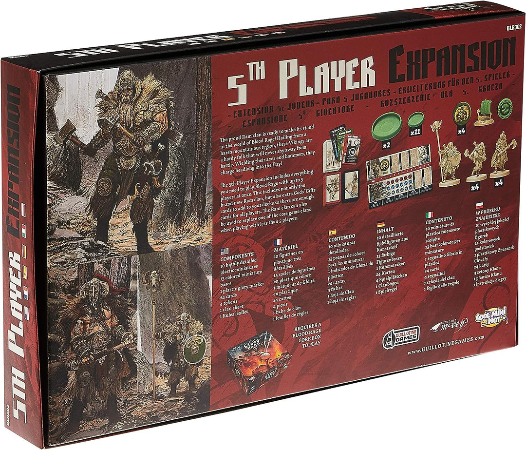 Blood Rage 5th Player Expansion